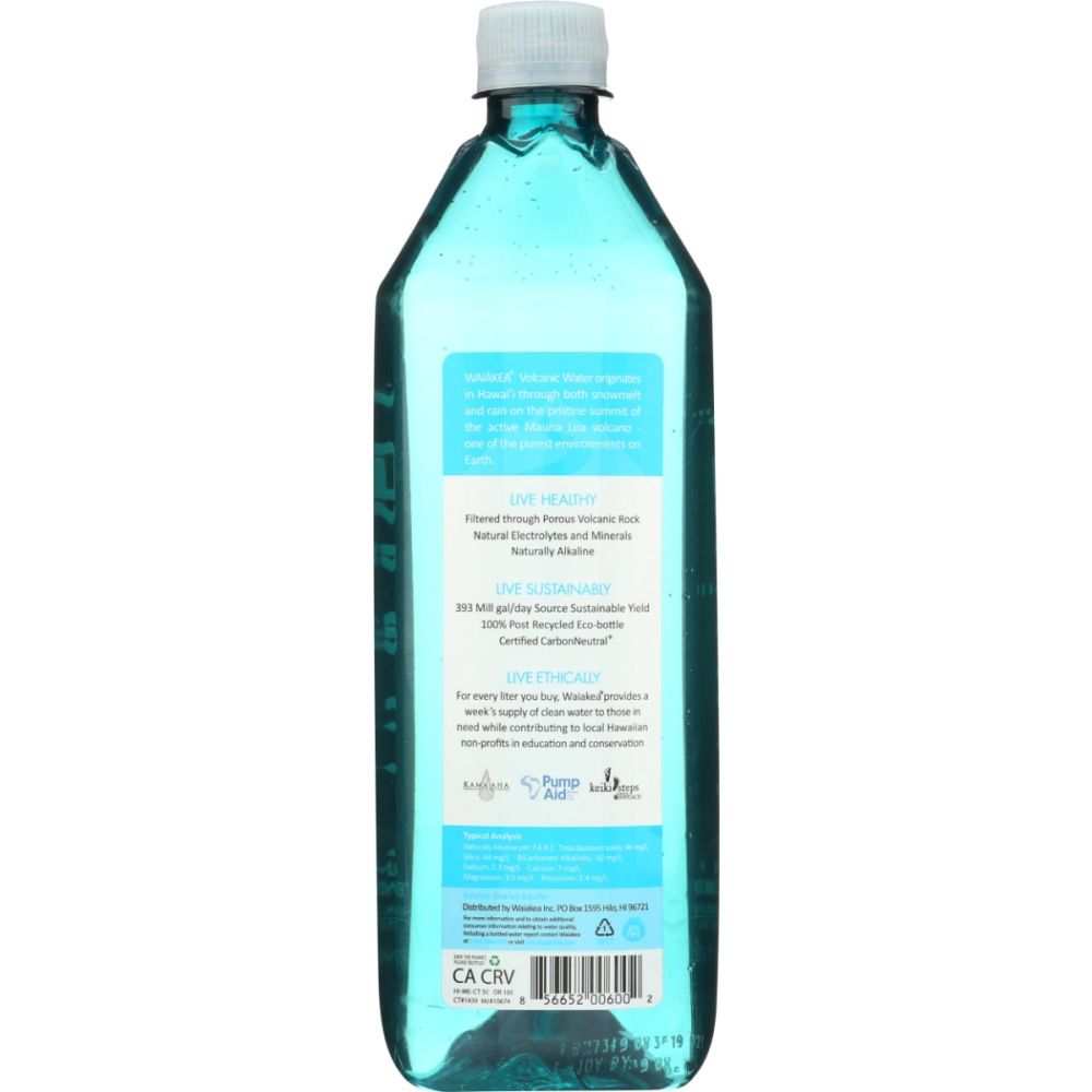 WAIAKEA HAWAIIAN: Hawaiian Volcanic Water, 1 lt