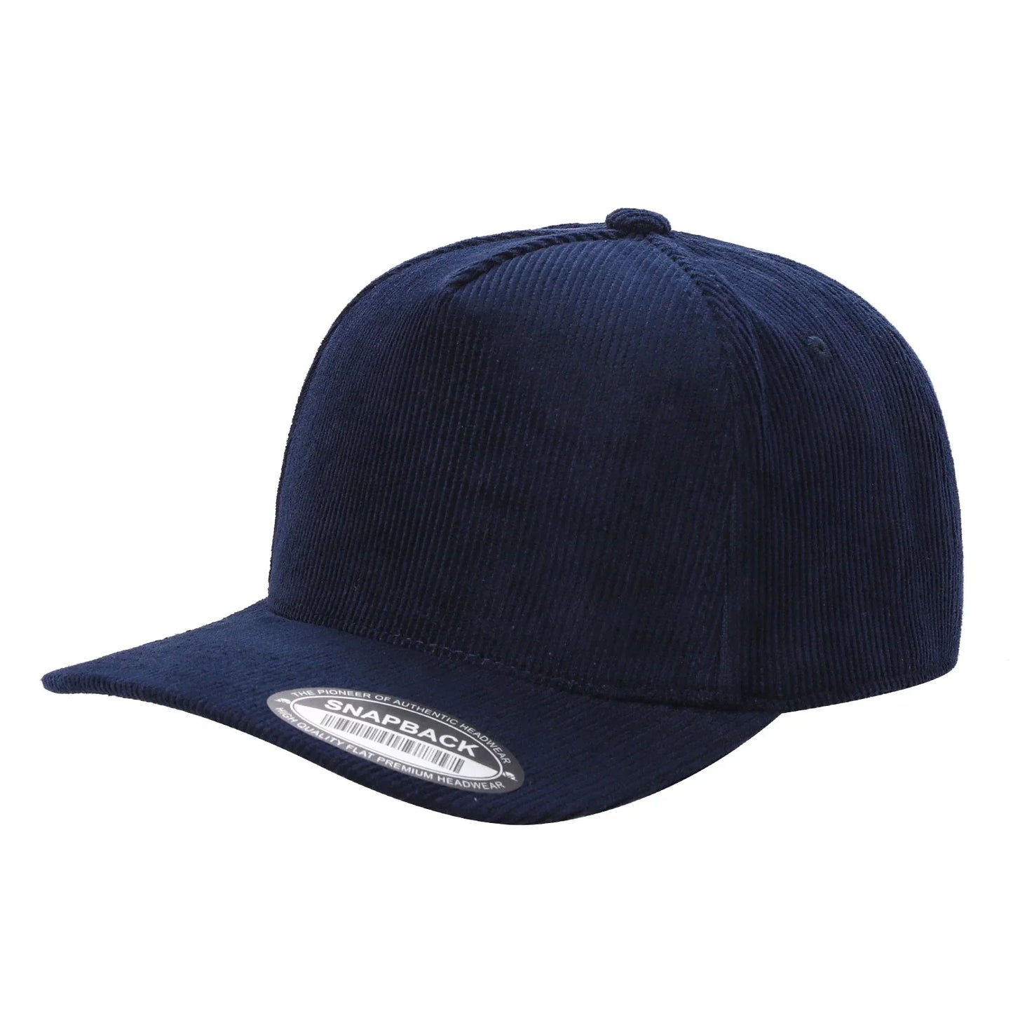 5panel Corduroy Fabric Solid Color Snapback Blank Caps 5fc