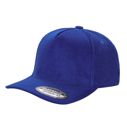 5panel Corduroy Fabric Solid Color Snapback Blank Caps 5fc