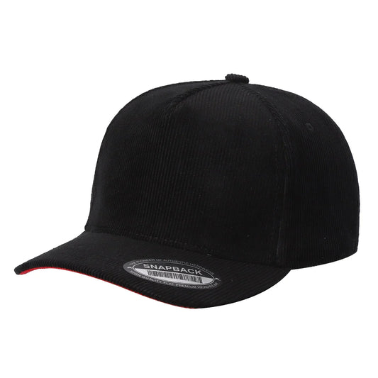 5panel Corduroy Fabric Solid Color Snapback Blank Caps 5fc