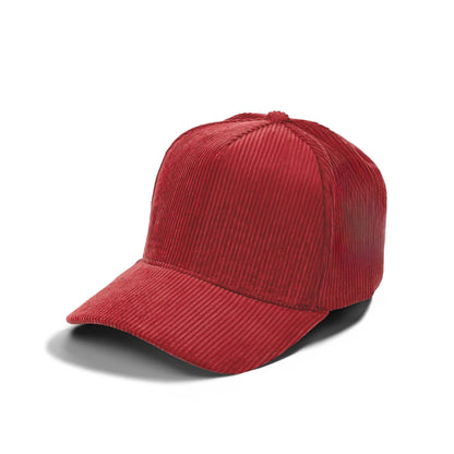 5panel Corduroy Fabric Solid Color Snapback Blank Caps 5fc