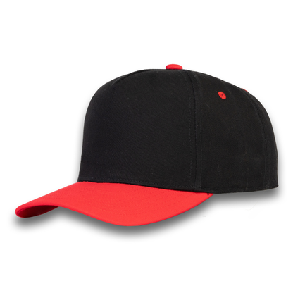 5 Panel Two Tone Structured Snapback Cap Tc