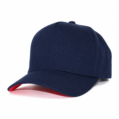 5 Panel Two Tone Structured Snapback Cap Tc