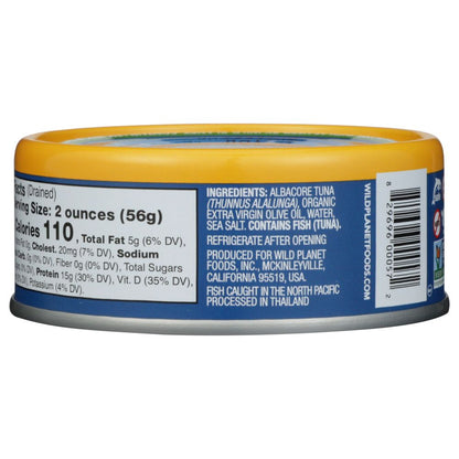 WILD PLANET: Albacore Solid Wild Tuna In Extra Virgin Olive Oil, 5 oz