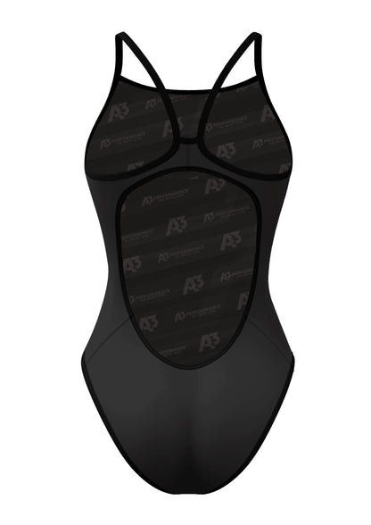 A3 Performance Solid Female Xback Swimsuit