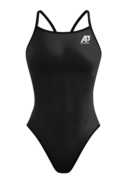 A3 Performance Solid Female Xback Swimsuit