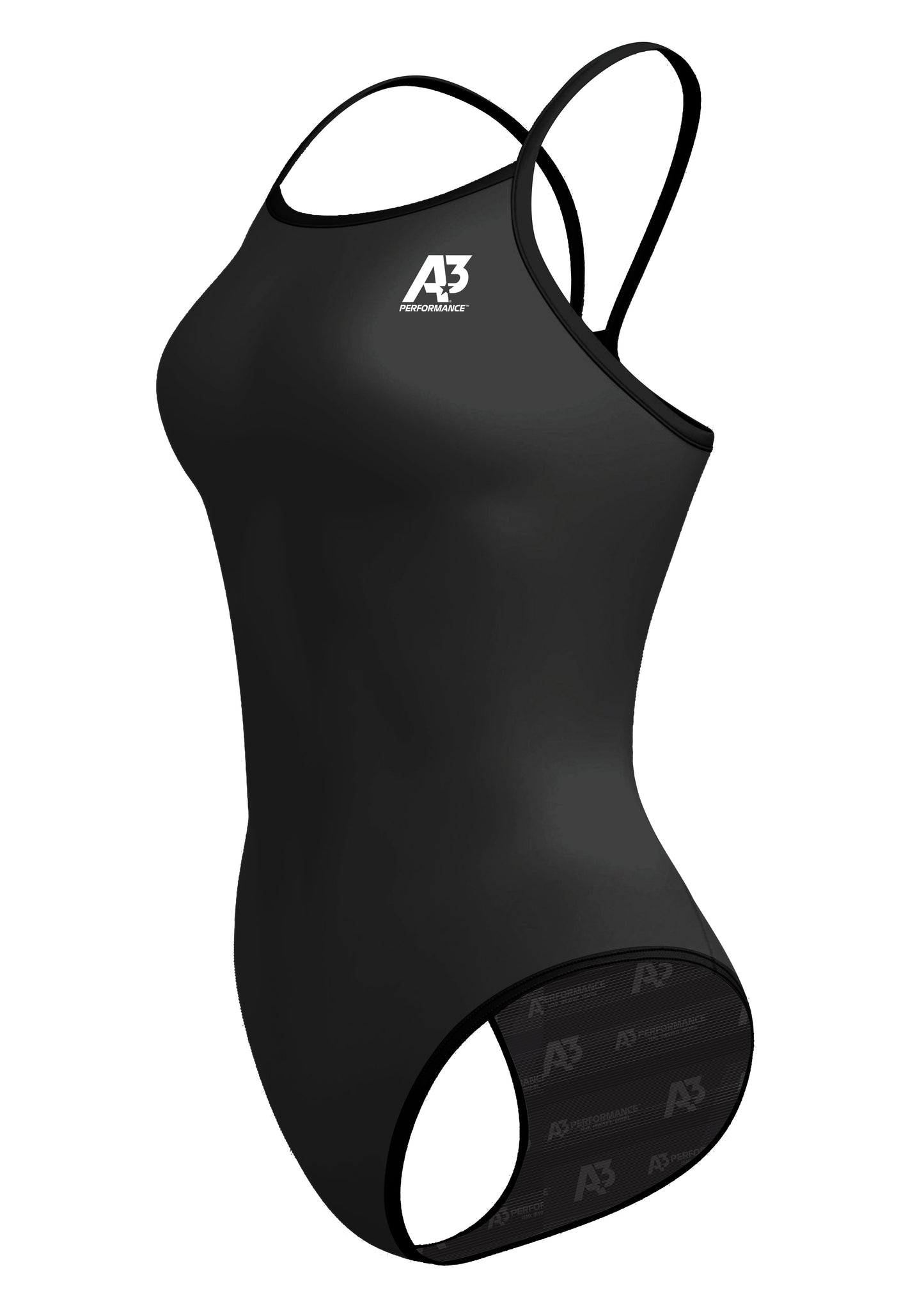 A3 Performance Solid Female Xback Swimsuit