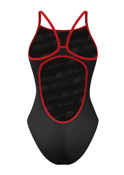 A3 Performance Contrast Female Xback Swimsuit