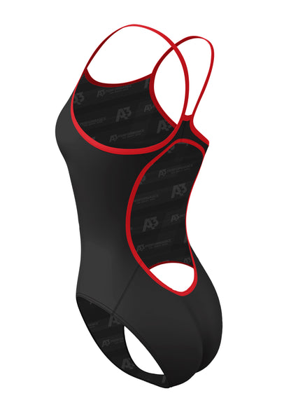 A3 Performance Contrast Female Xback Swimsuit