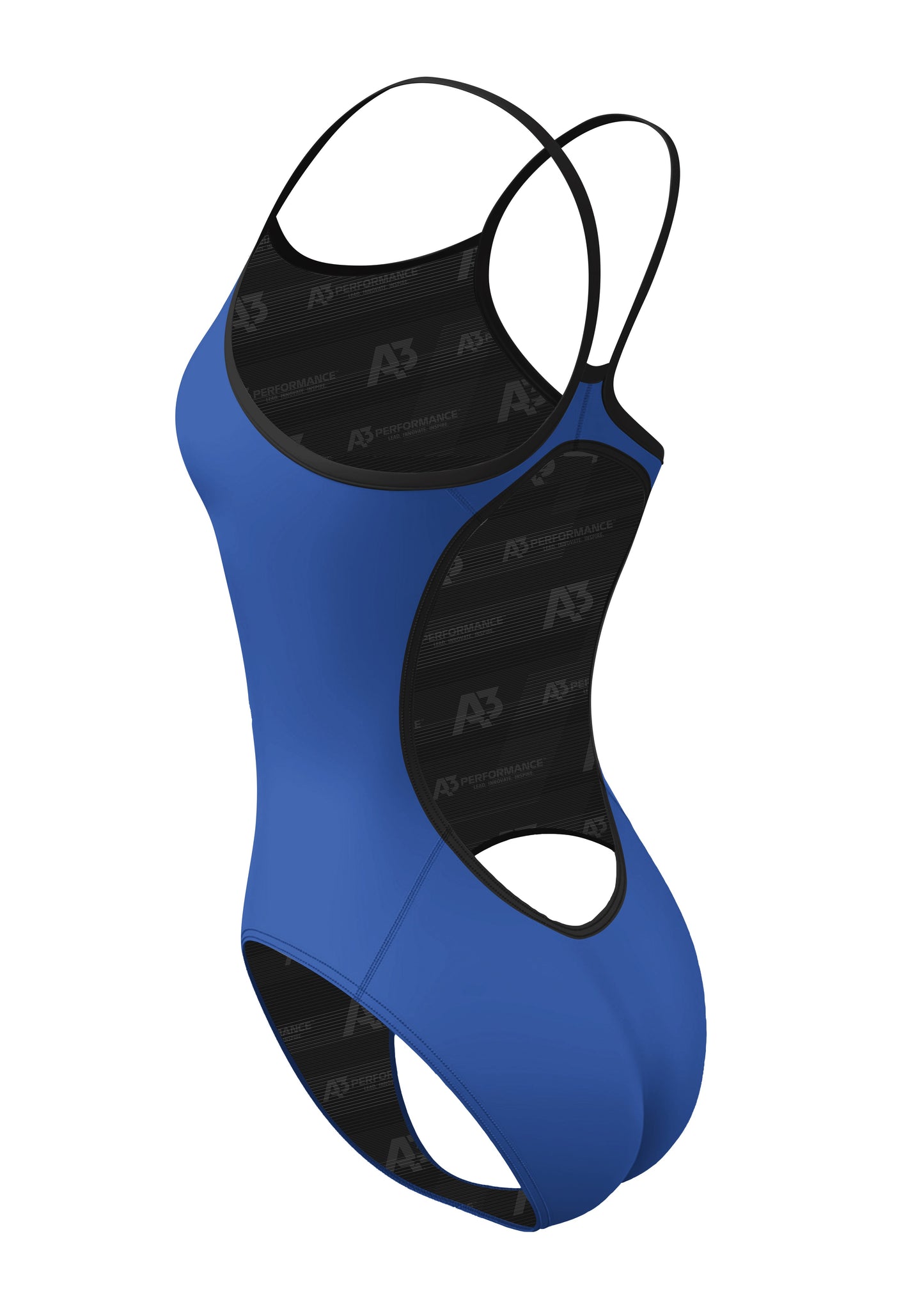 A3 Performance Contrast Female Xback Swimsuit