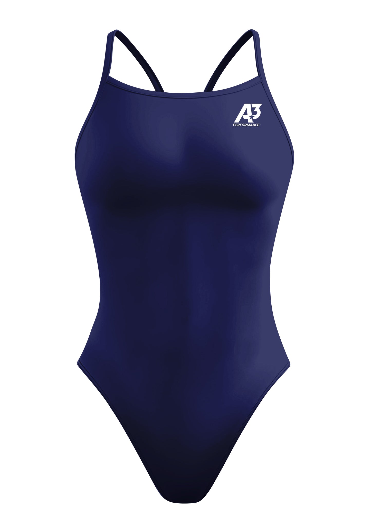 A3 Performance Solid Female Xback Swimsuit