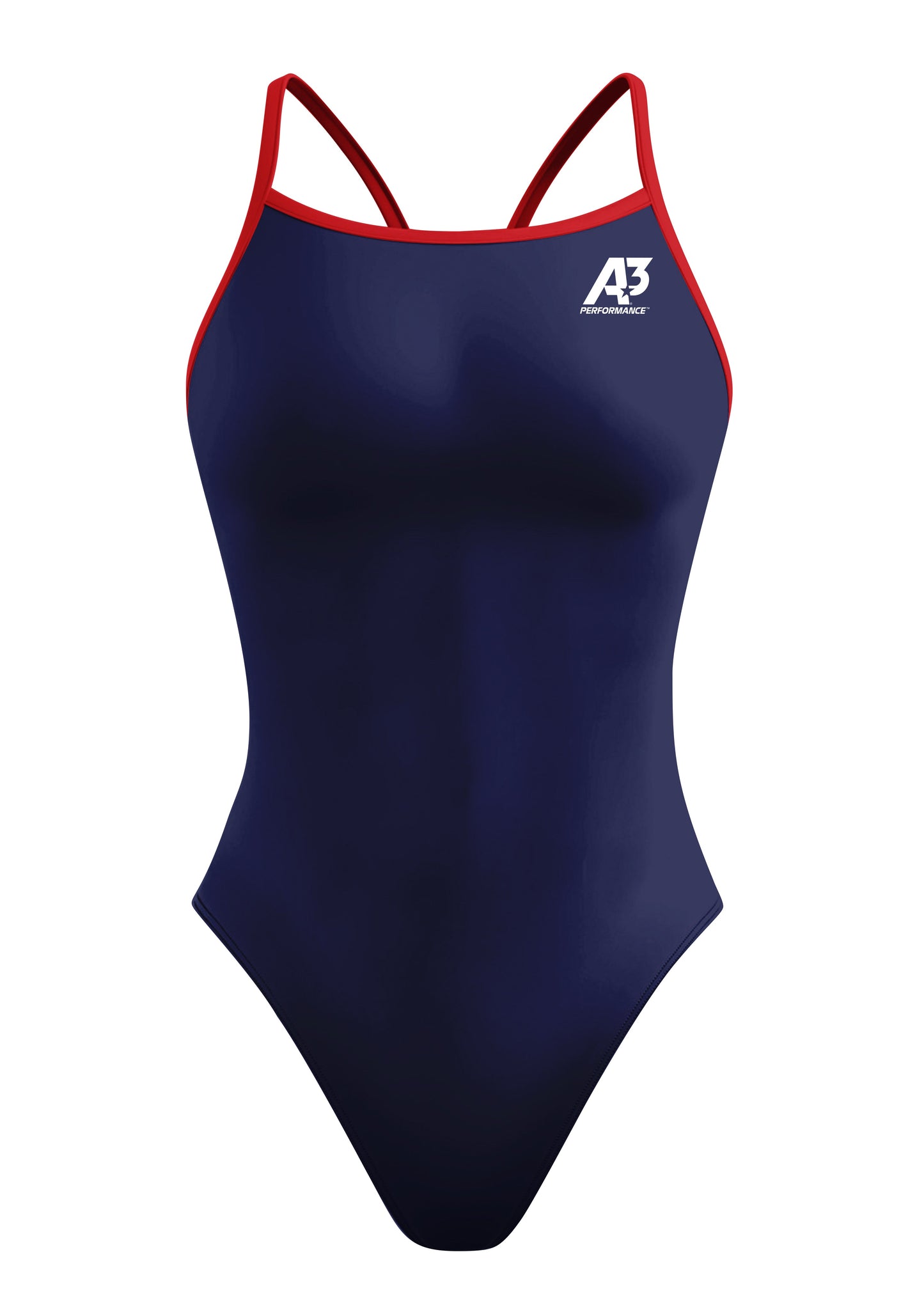 A3 Performance Contrast Female Xback Swimsuit