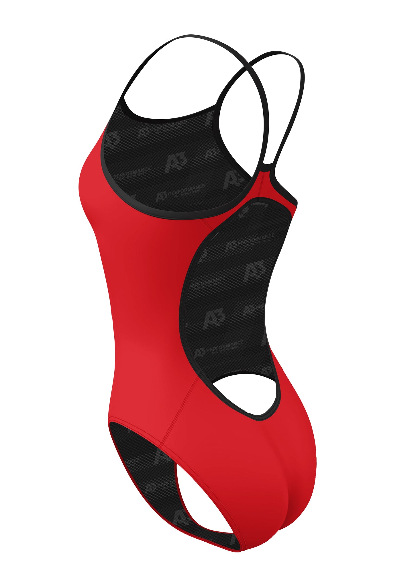 A3 Performance Contrast Female Xback Swimsuit