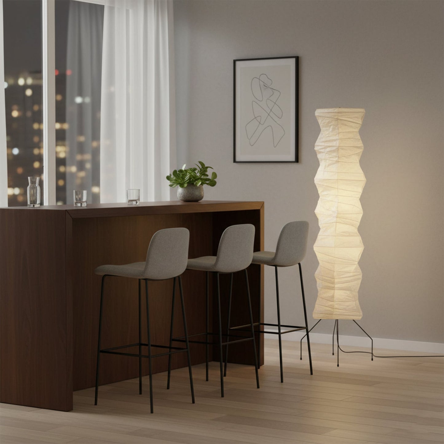 Akari UF4-33N Floor Lamp