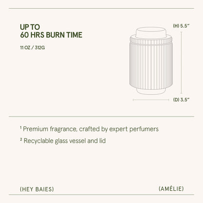 Amélie –  Hey Baies Candle