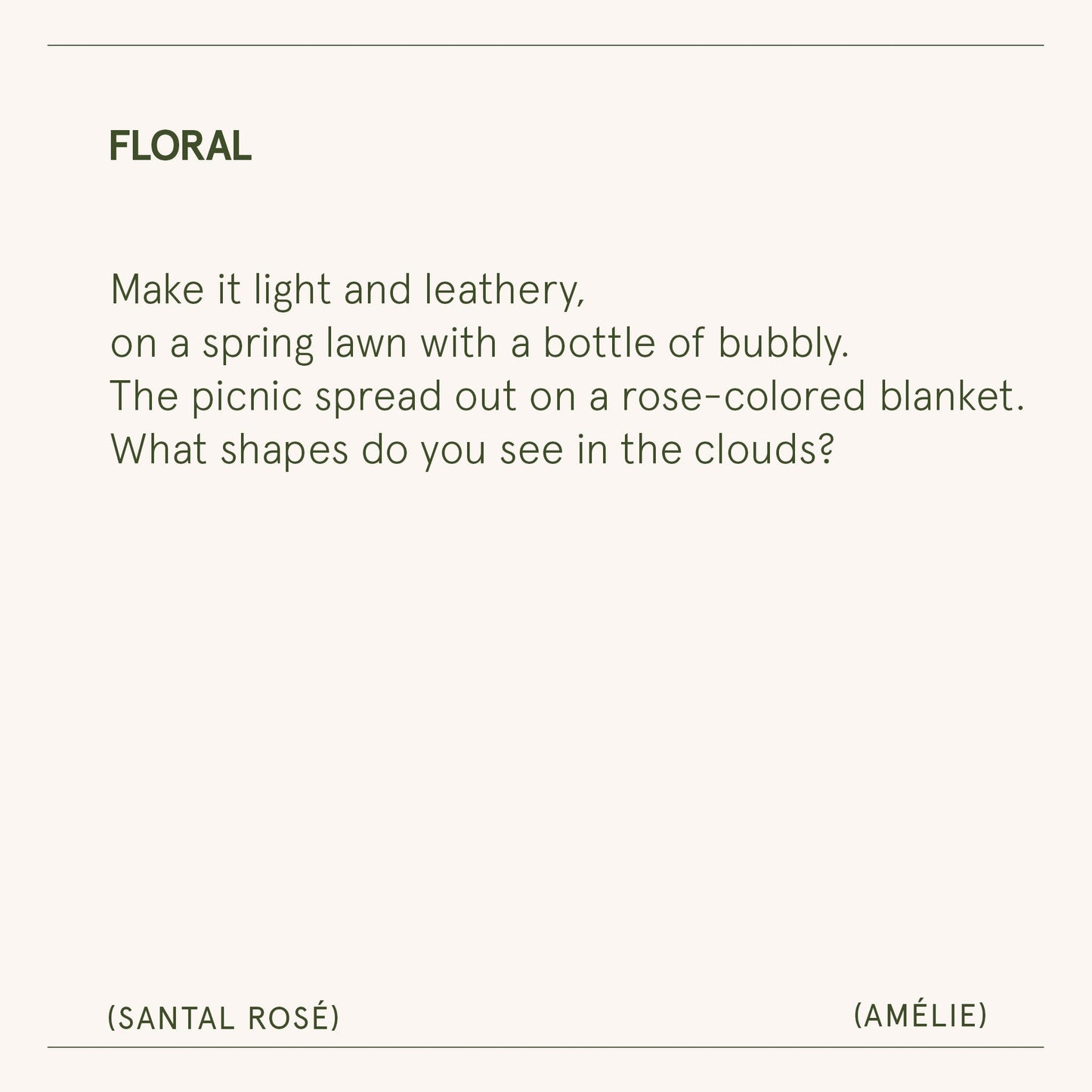 Amélie – Santal Rosé Candle