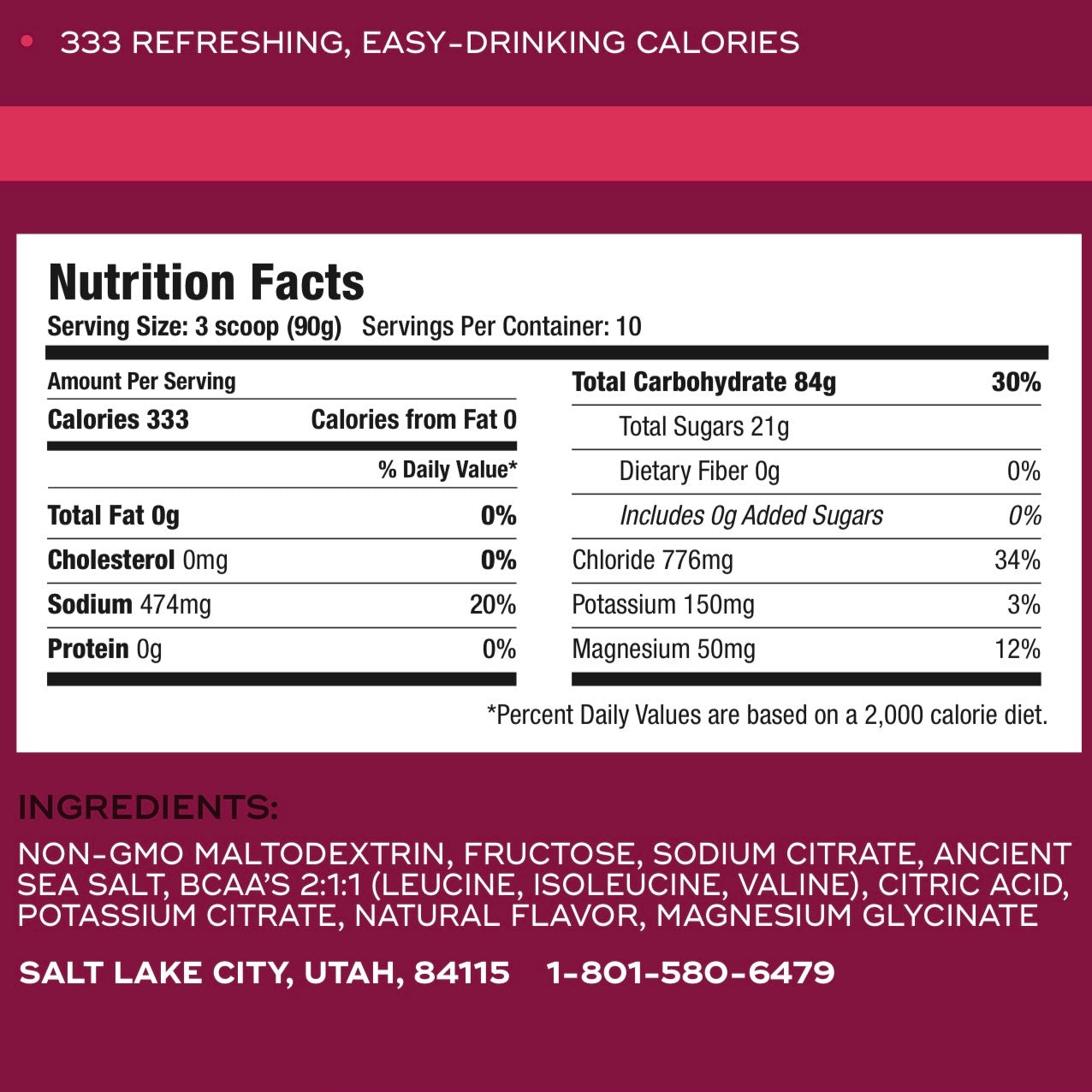 333 - Half Evil High-Carb Endurance Fuel