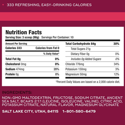 333 - Half Evil High-Carb Endurance Fuel
