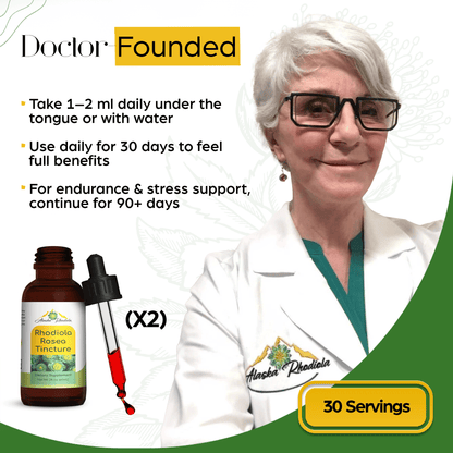 Alaska Rhodiola® Tincture – 2 oz Bottle