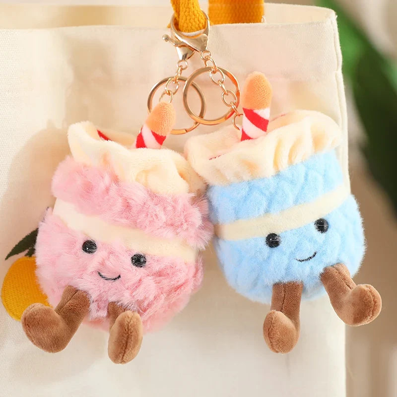 Tulip & Succulent Plant Plush Toy – Cute Stuffed Doll Bookshelf Décor, Soft Kawaii Pillow Pendant & Birthday Gift for Girls