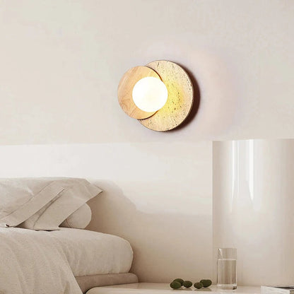 Travertine Wall Lamp