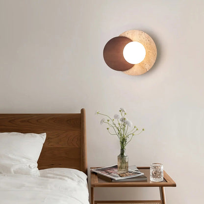 Travertine Wall Lamp