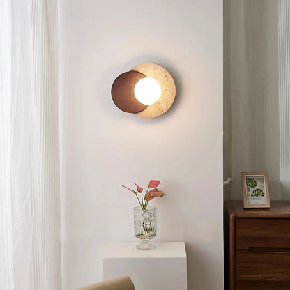 Travertine Wall Lamp