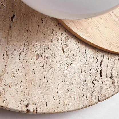 Travertine Wall Lamp