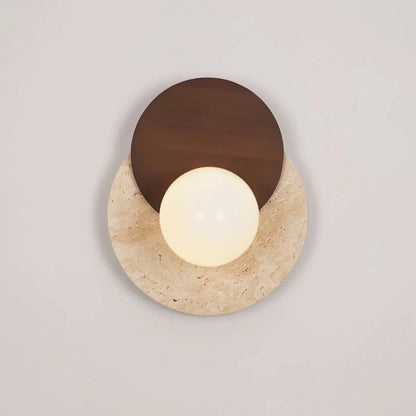 Travertine Wall Lamp
