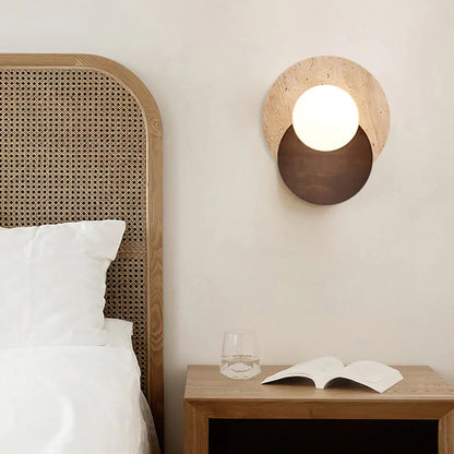 Travertine Wall Lamp