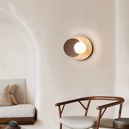 Travertine Wall Lamp