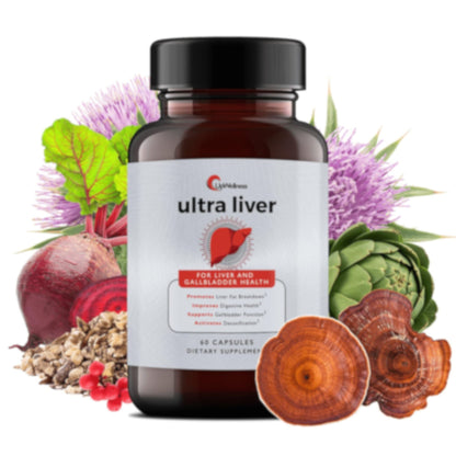 UpWellness Ultra Liver Supplement – Advanced Liver & Gallbladder Support with TMG, NAC & Milk Thistle (60 Capsules)