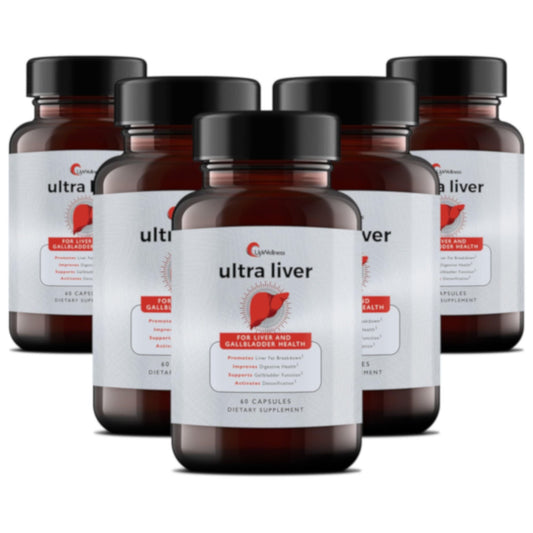 UpWellness Ultra Liver Supplement – Advanced Liver & Gallbladder Support with TMG, NAC & Milk Thistle (60 Capsules)