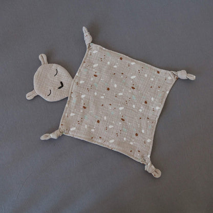 100% Muslin Lovey - Alpaca