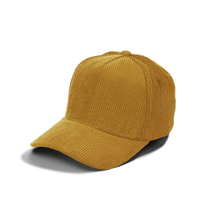 5panel Corduroy Fabric Solid Color Snapback Blank Caps 5fc