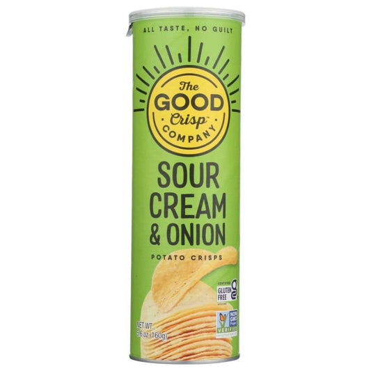THE GOOD CRISP COMPANY Sour Cream and Onion Potato Chips- 5.6oz |Tasty