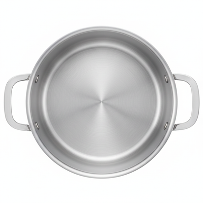 5-Ply Stainless Stock Pot with Lid, 7-Qt