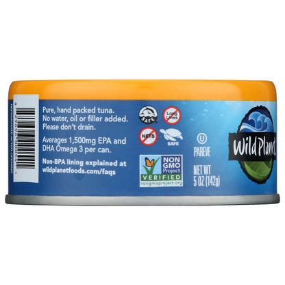 WILD PLANET: Albacore Wild Tuna No Salt Added, 5 oz