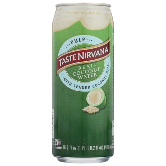 TASTE NIRVANA: Real Coconut Water with Pulp Can, 16.2 fo